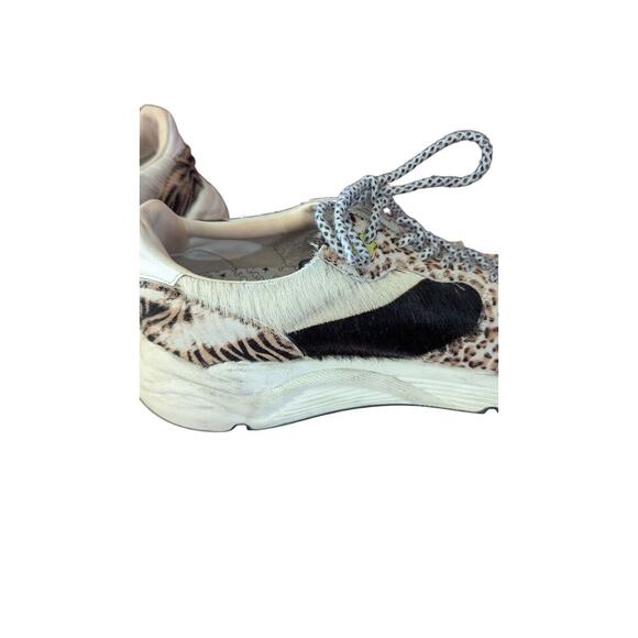 Golden Goose Running Sole Zoo Puzzle Calf Hair Pink Star Size 10 US 40 EU - Picture 10 of 16